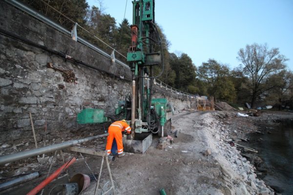 Sondaggi geognostici per la caratterizzazione del substrato